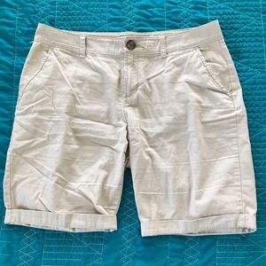 Old navy khaki school uniform shorts